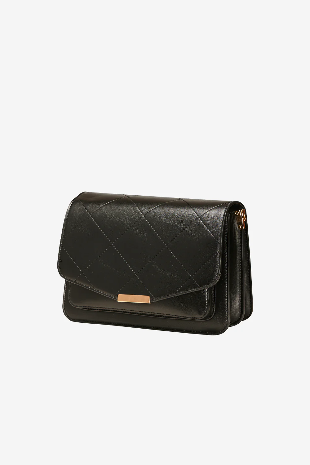 Blanca Multi Compartment Bag Black Leather Look - Image 4