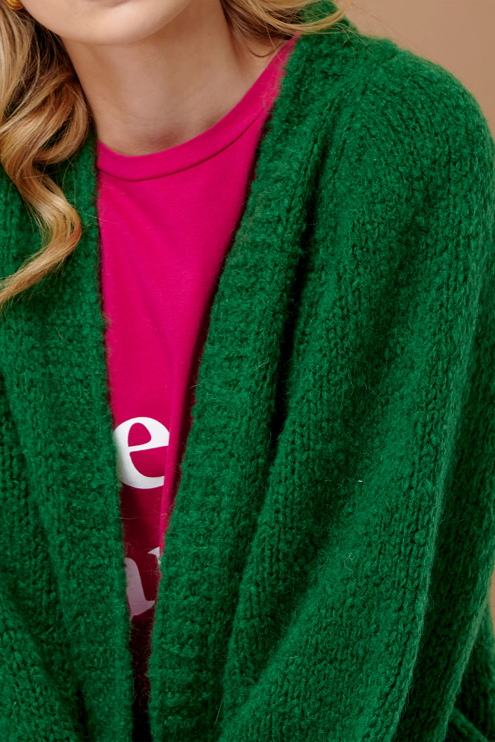 Fora Knit Cardigan Green - Image 4