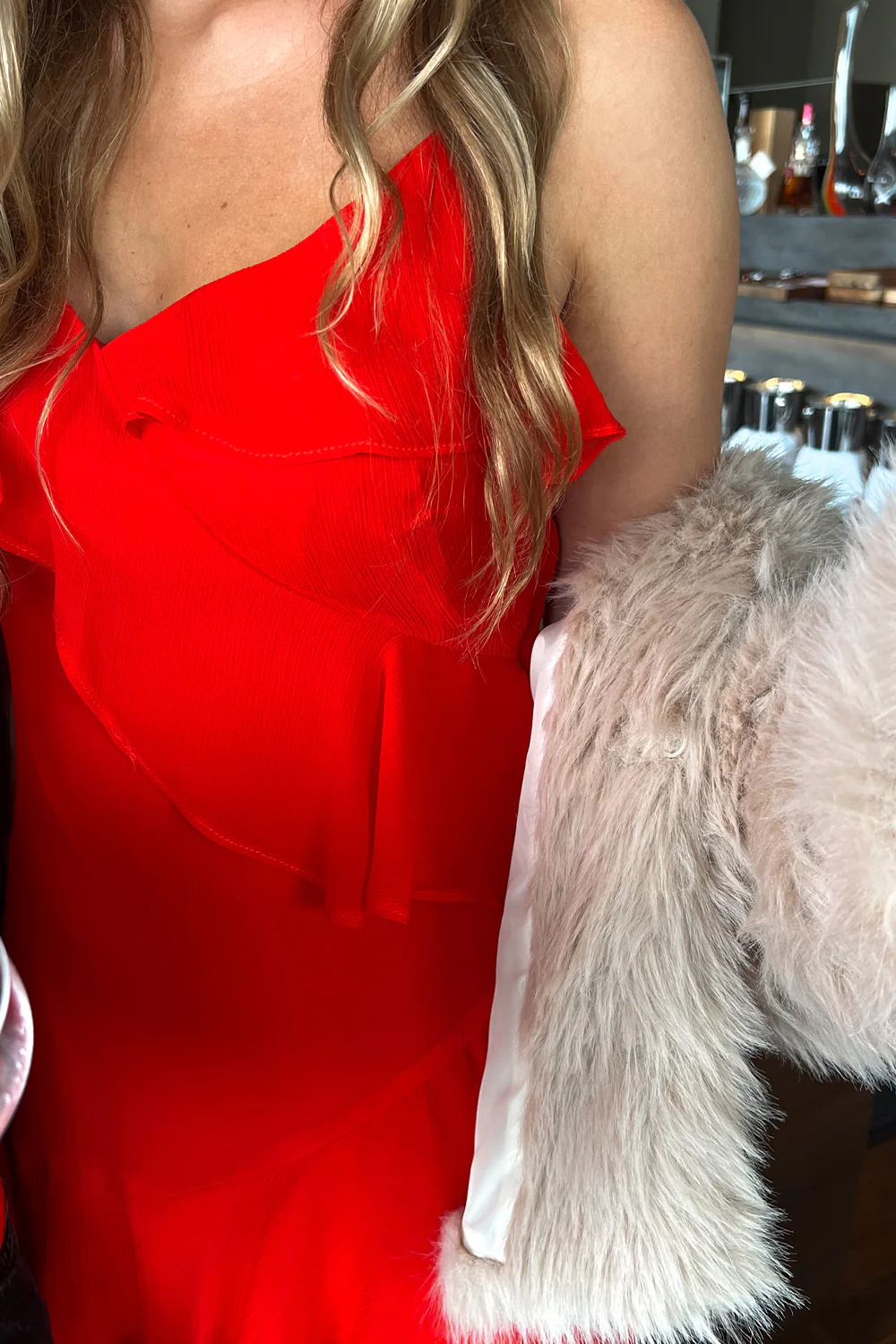 Jazmine Dress Red - Image 6