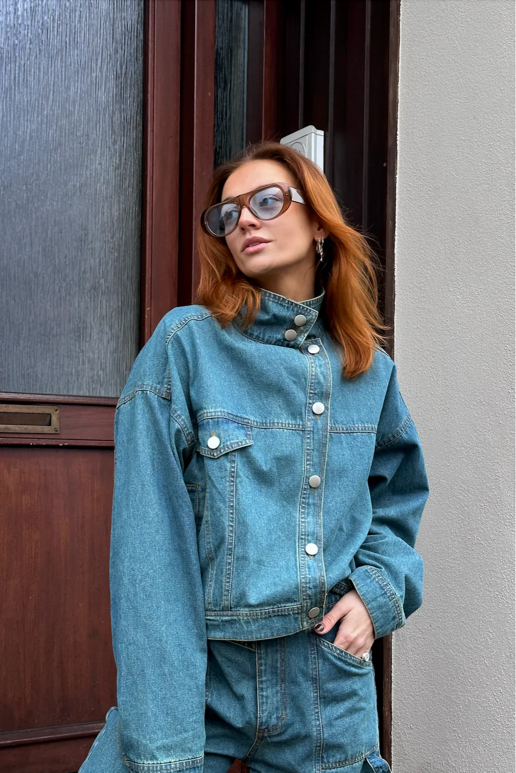 Kalifa Jacket Vintage Blue Wash - Image 5