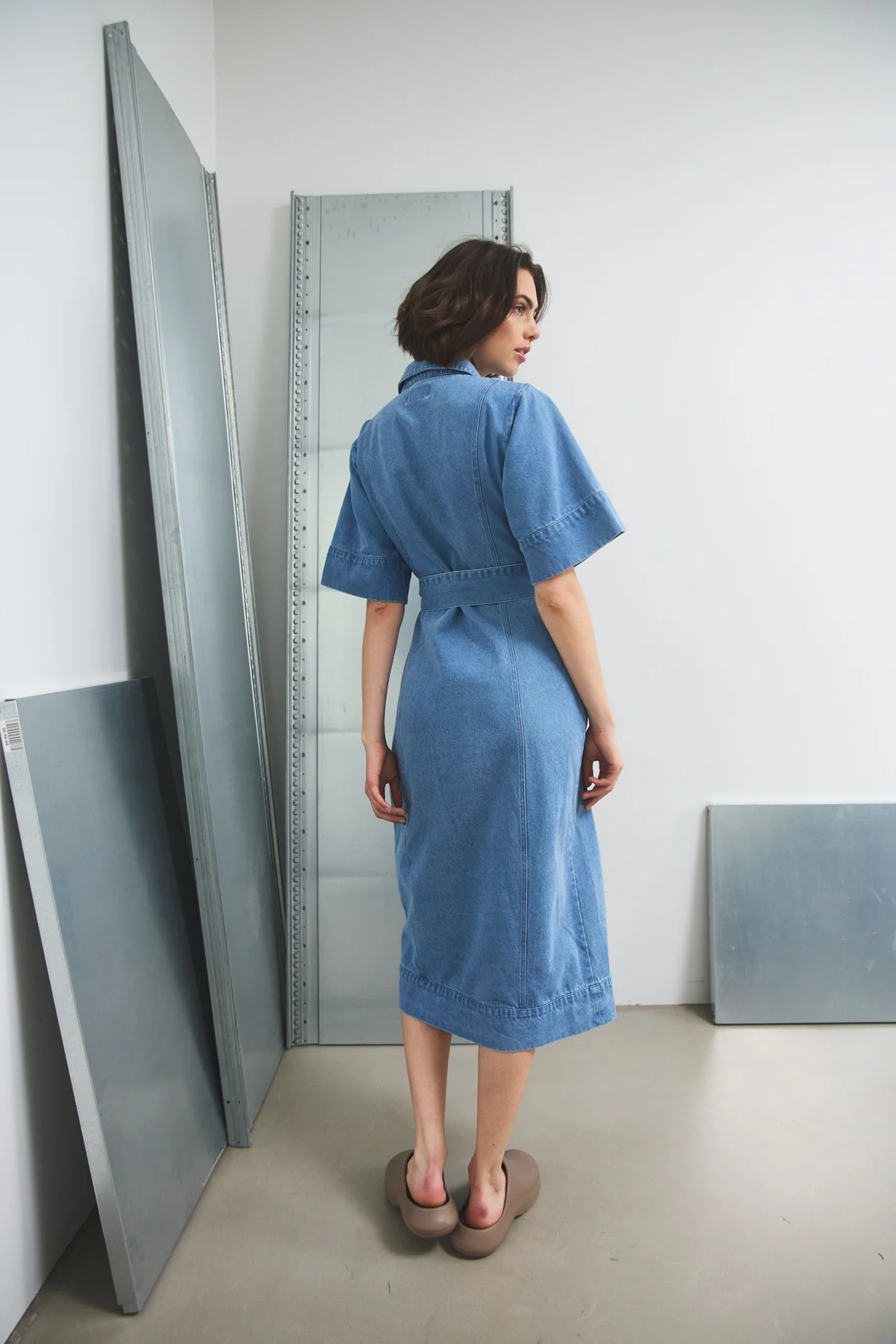 Keisley Dress Light Blue Wash - Image 4