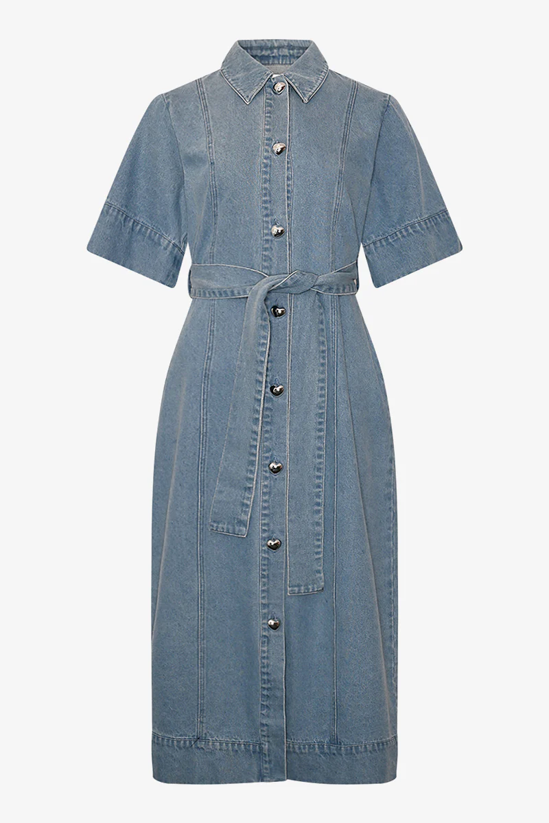 Keisley Dress Light Blue Wash - Image 5