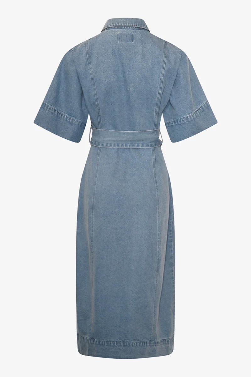 Keisley Dress Light Blue Wash - Image 6