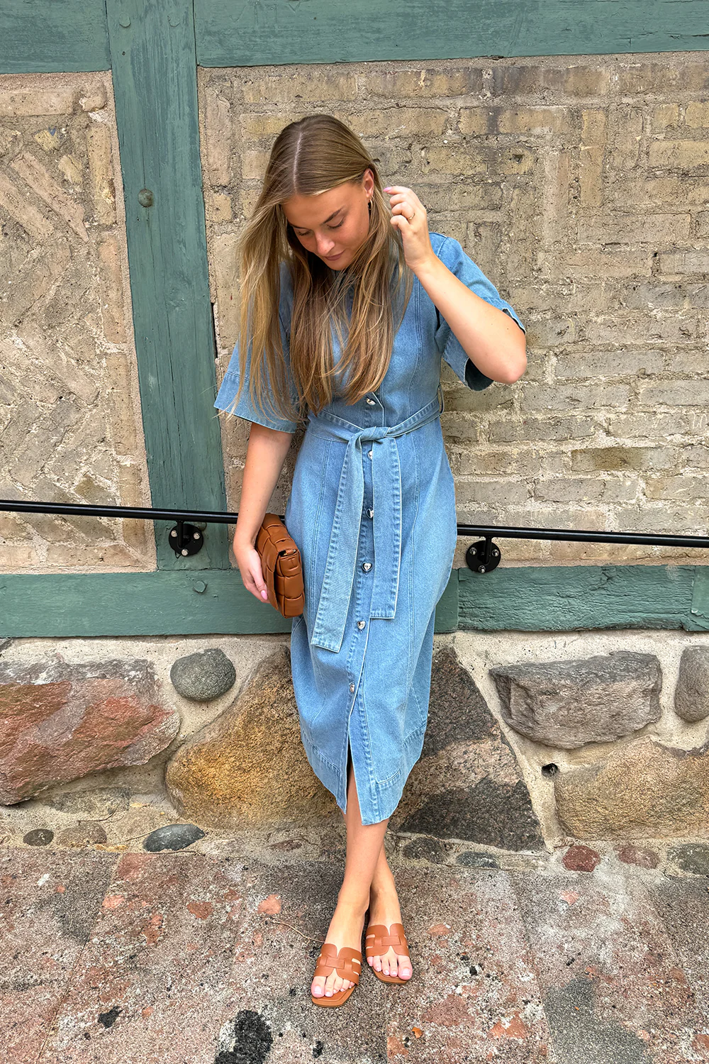 Keisley Dress Light Blue Wash - Image 7