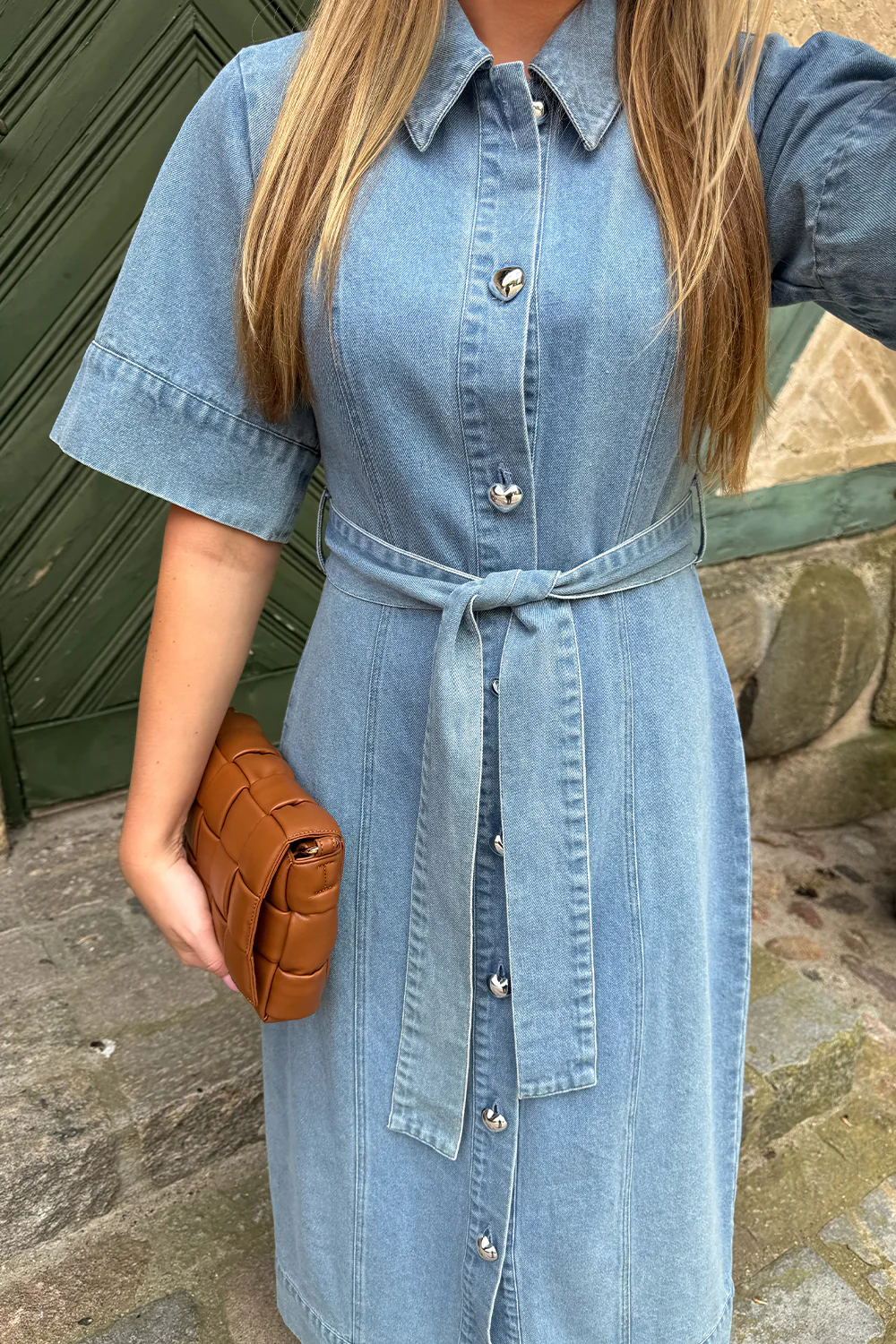 Keisley Dress Light Blue Wash - Image 8