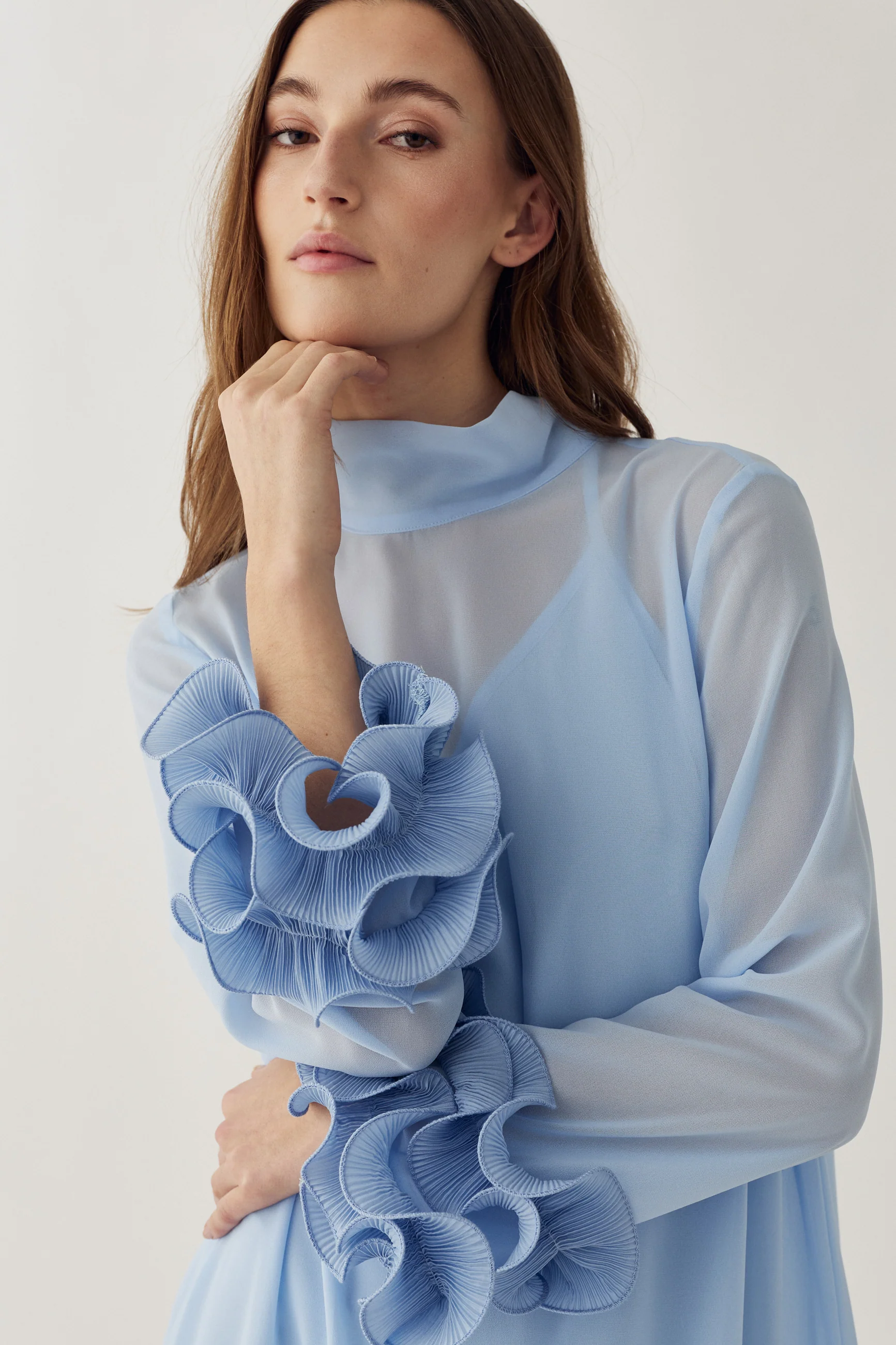 Latania Dress Sky Blue - Image 7