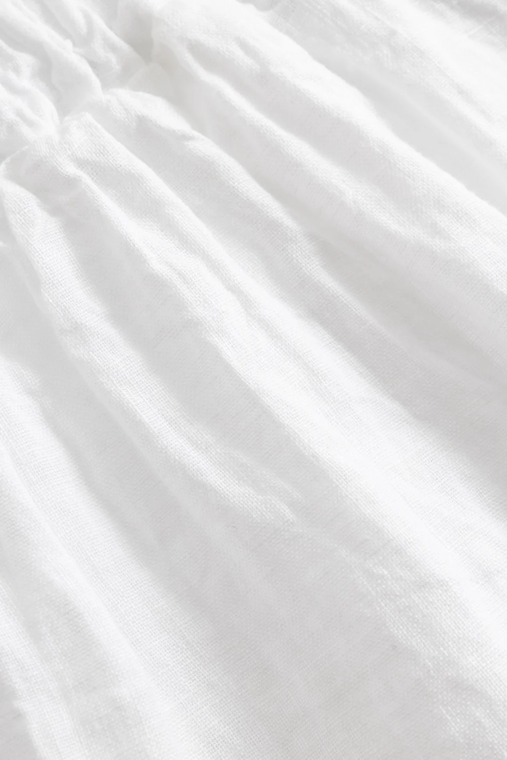 Layne Linen Shorts White - Image 5