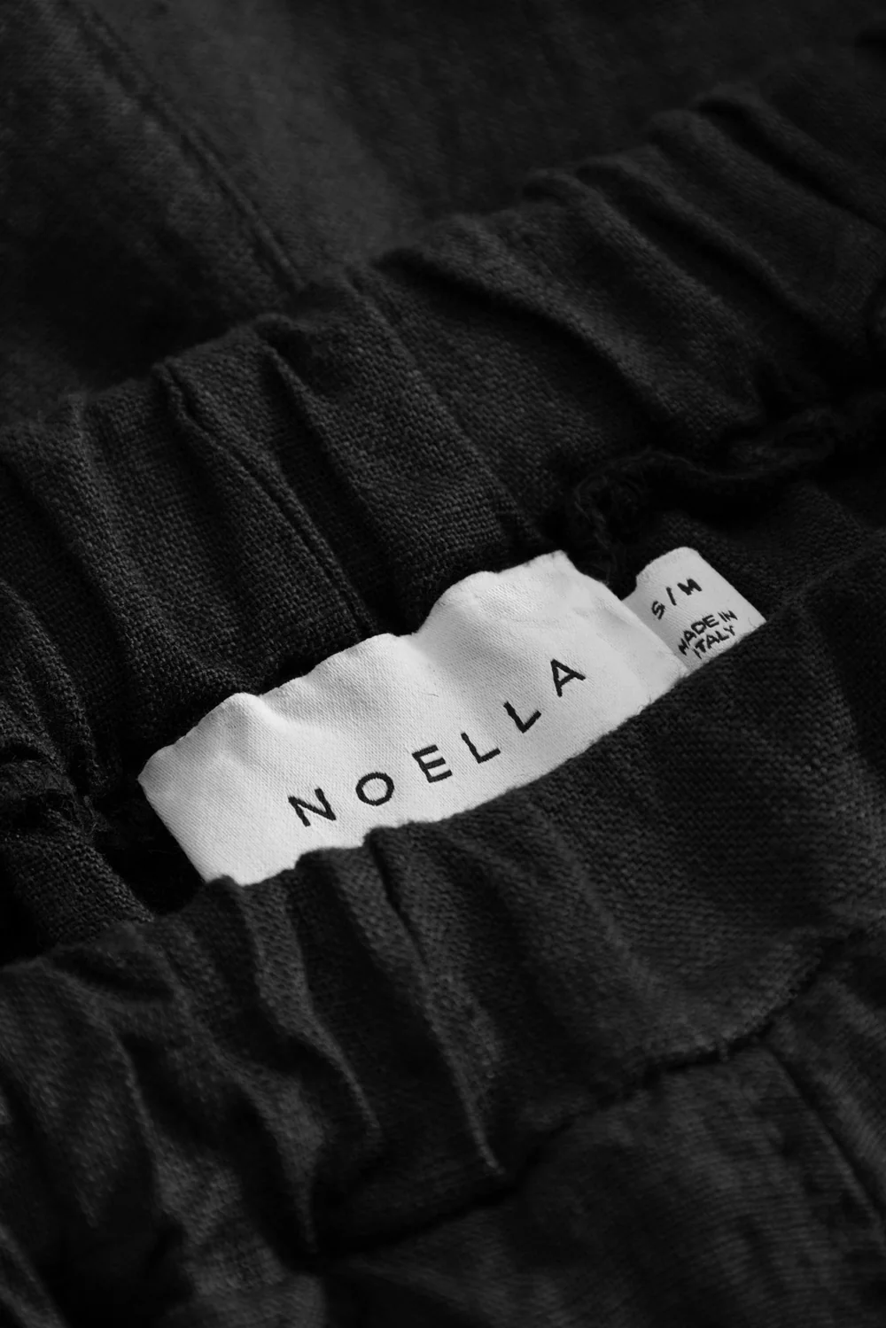 Layne Linen Shorts Black - Image 8