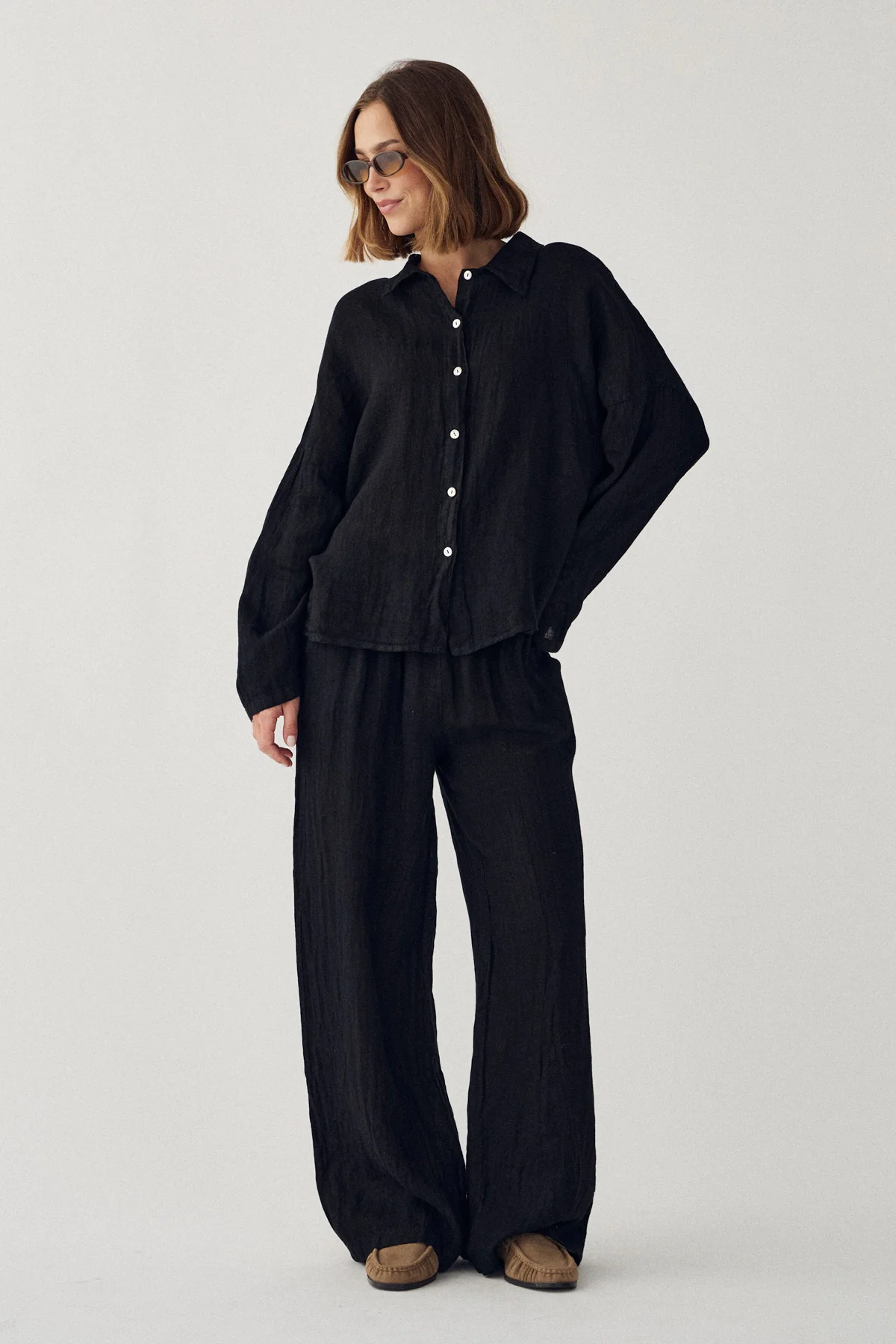 Leanora Shirt Black - Image 3