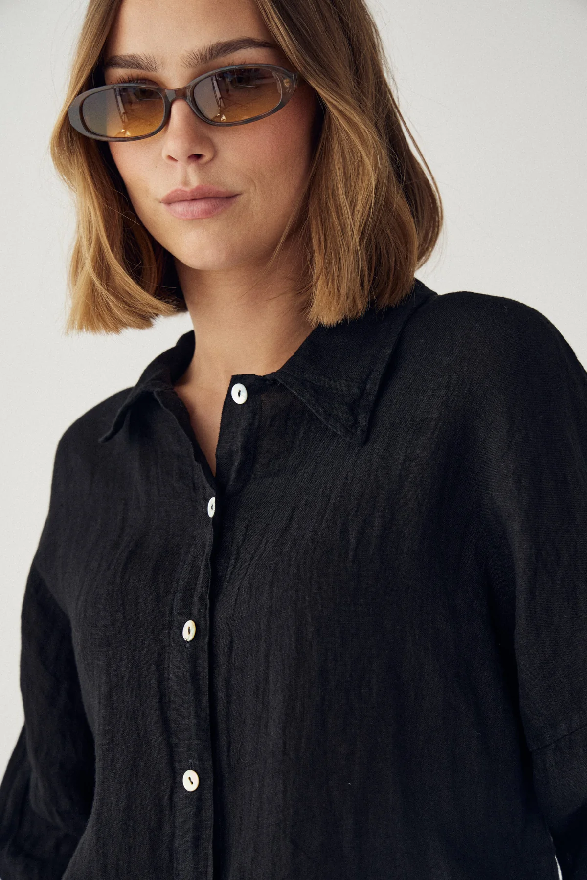 Leanora Shirt Black - Image 6
