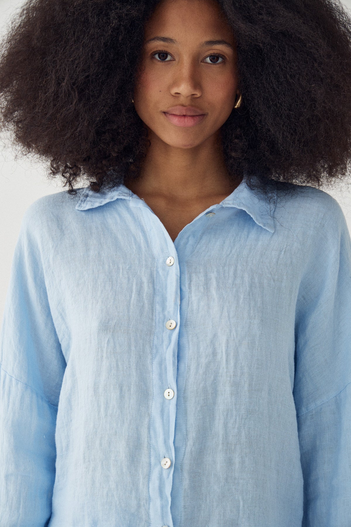 Leanora Shirt Light Blue - Image 4