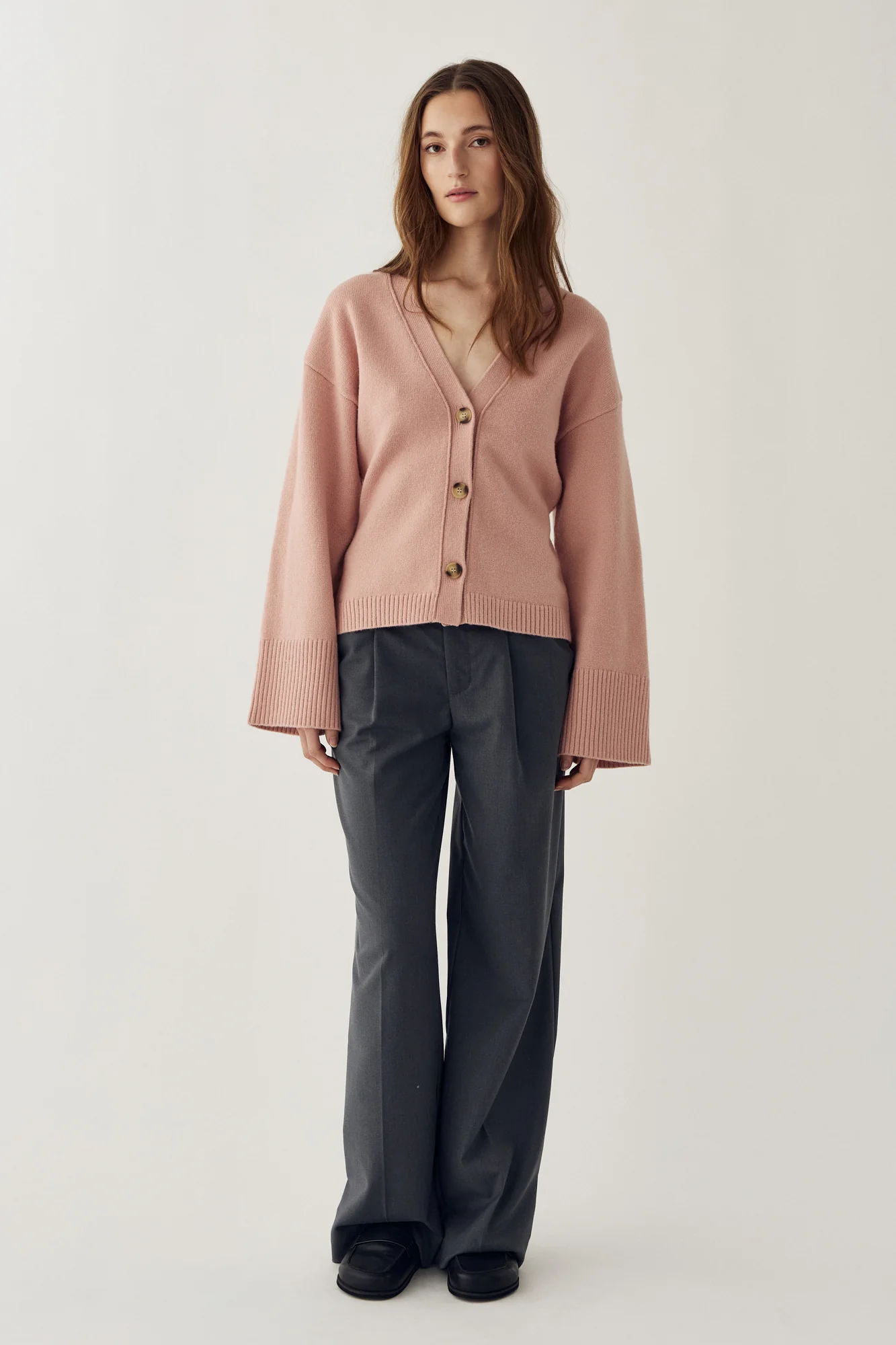 Lenyx Knit Cardigan Blush Pink - Image 5