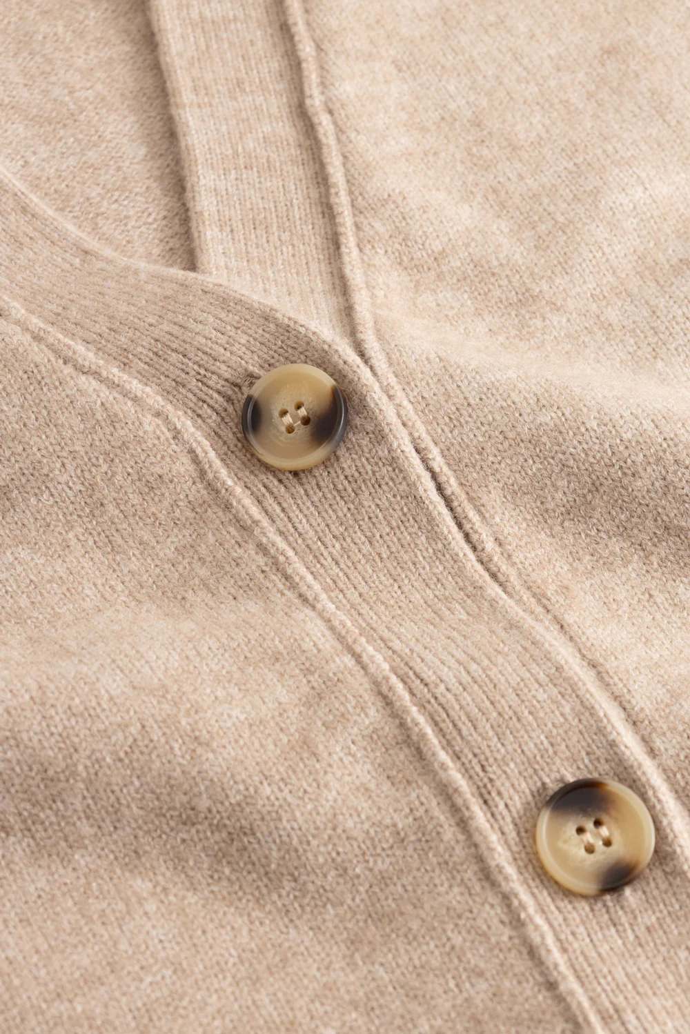 Lenyx Knit Cardigan Sand Melange - Image 10