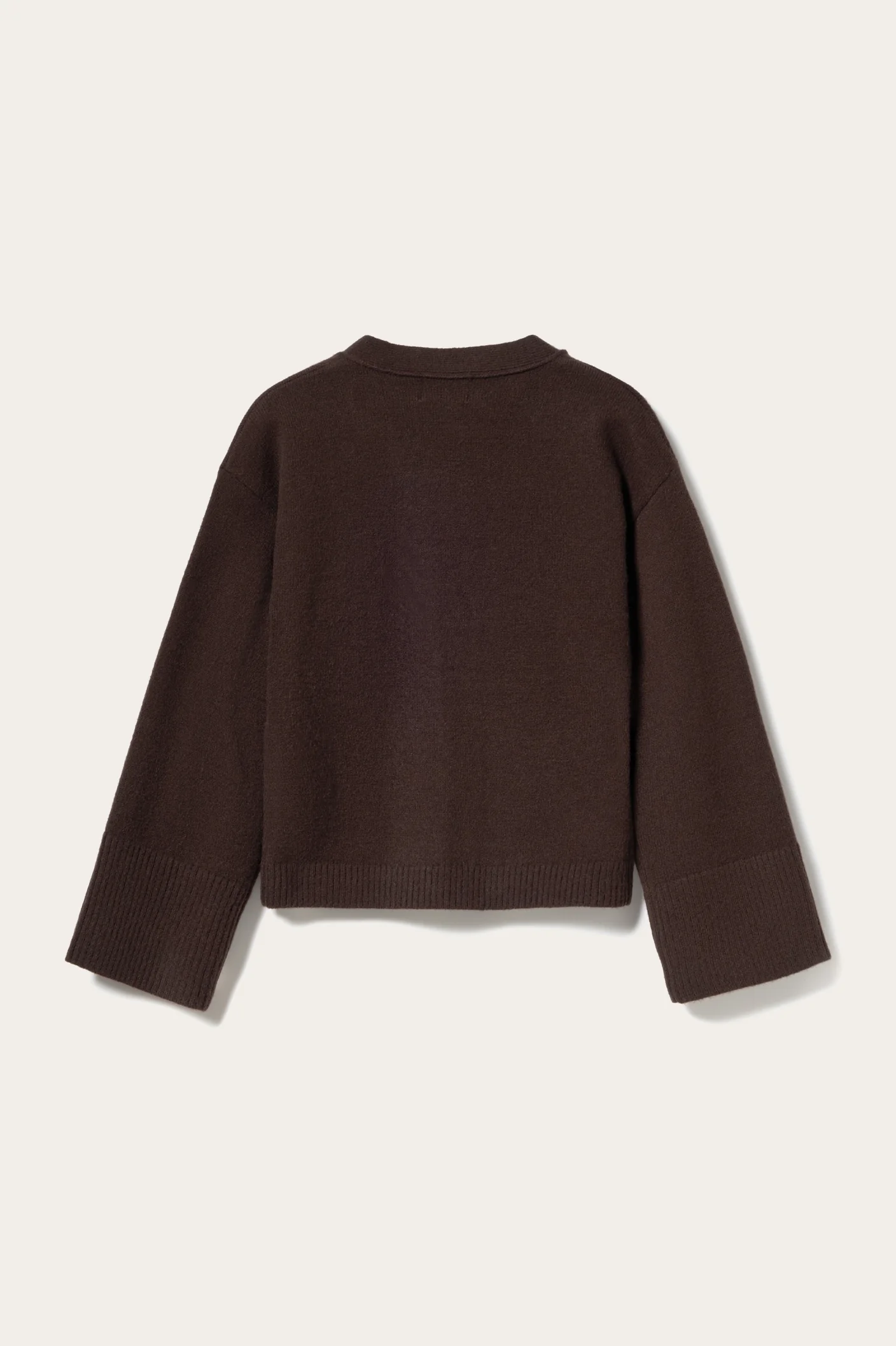 Lenyx Knit Cardigan Chocolate - Image 5