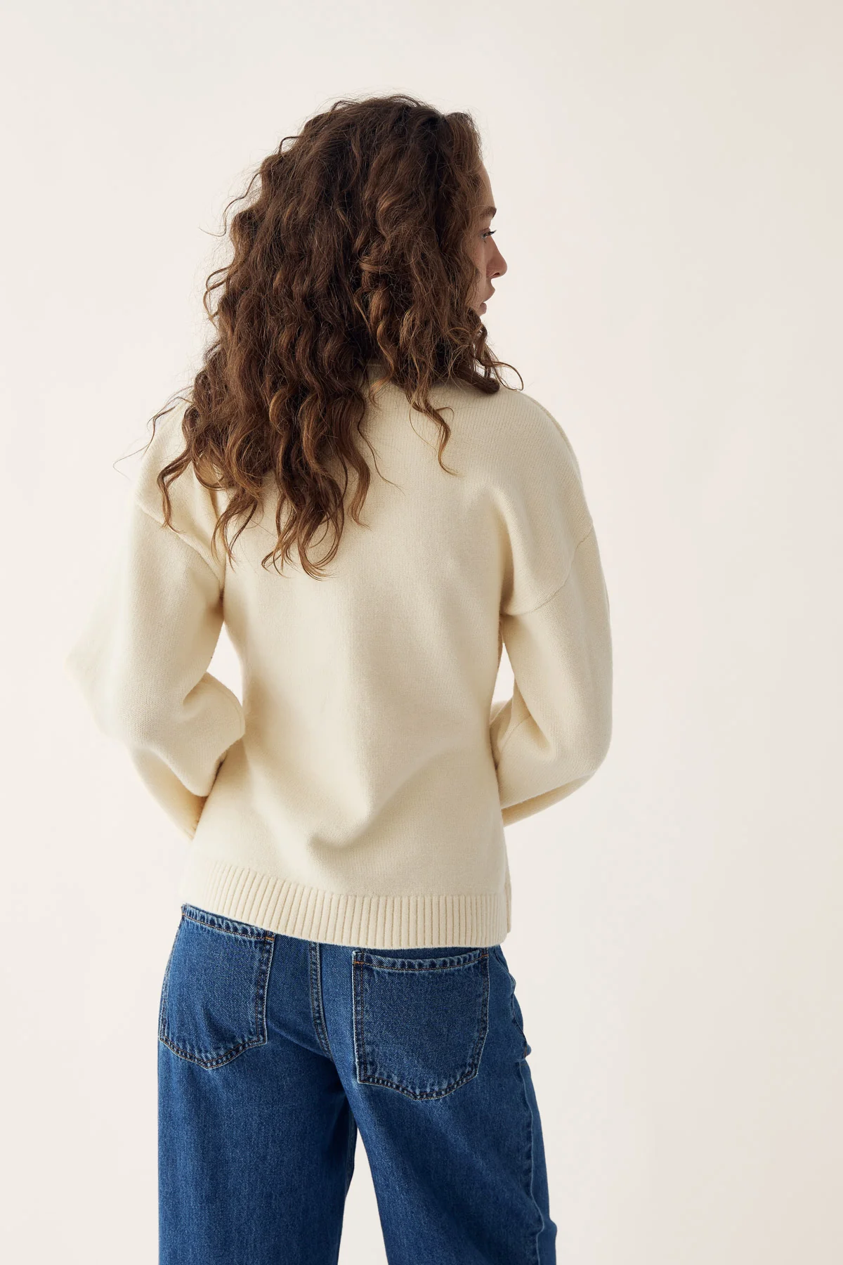 Lenyx Knit Cardigan Ivory - Image 4