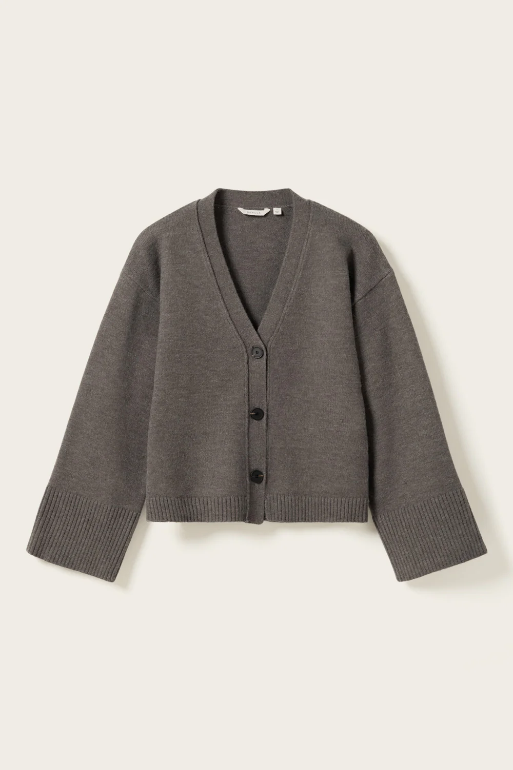 Lenyx Knit Cardigan Medium Grey Mel. - Image 6