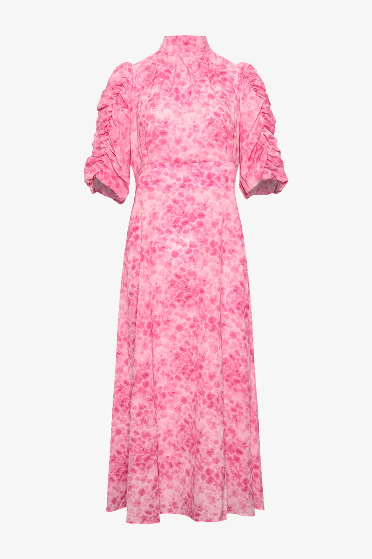 Leo long Dress Trudy Pink Print - Image 6