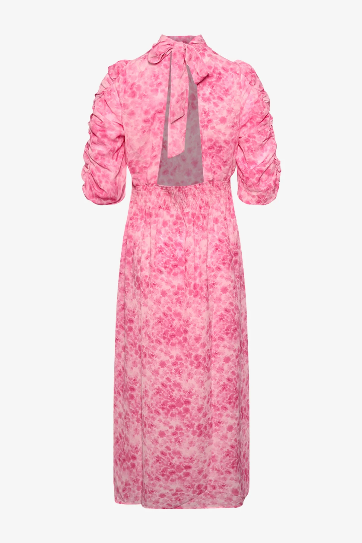 Leo long Dress Trudy Pink Print - Image 7