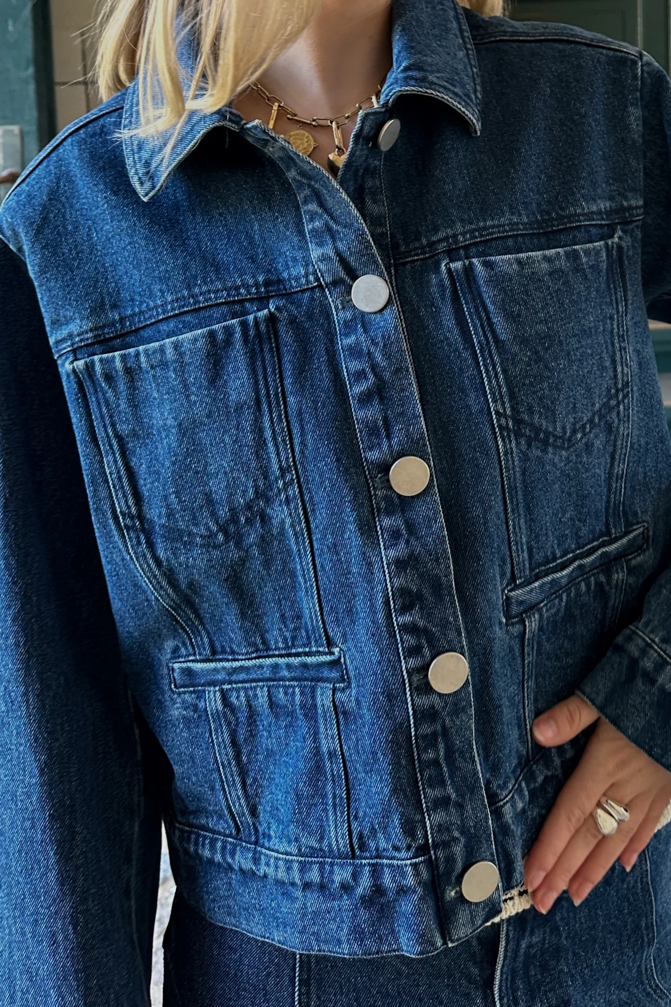 Lyric Jacket Blue Denim - Image 6