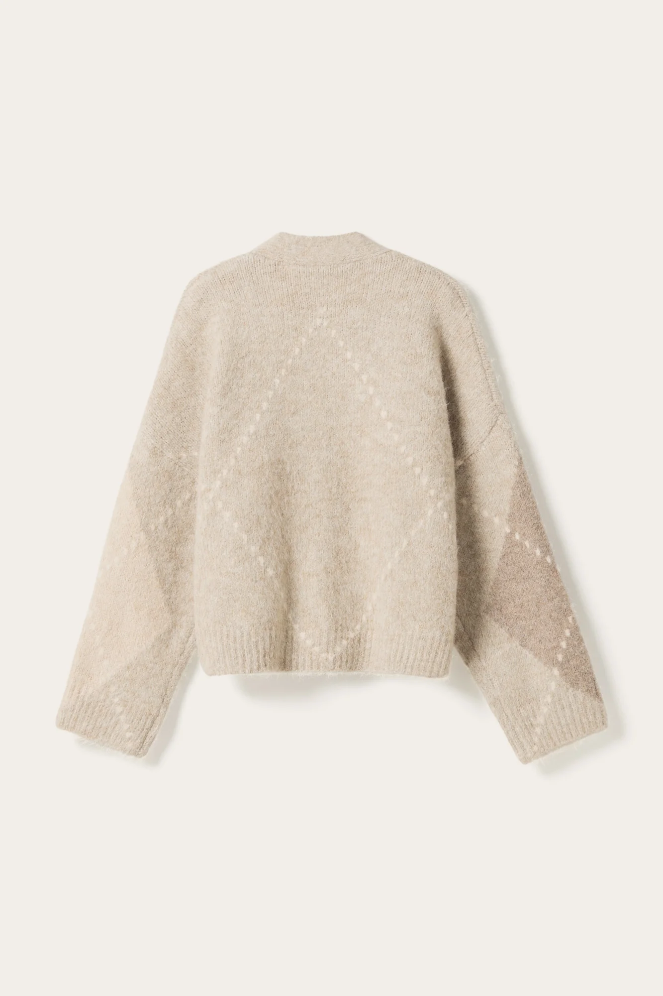 N-Laiana Knit Cardigan Beige Mix - Image 7