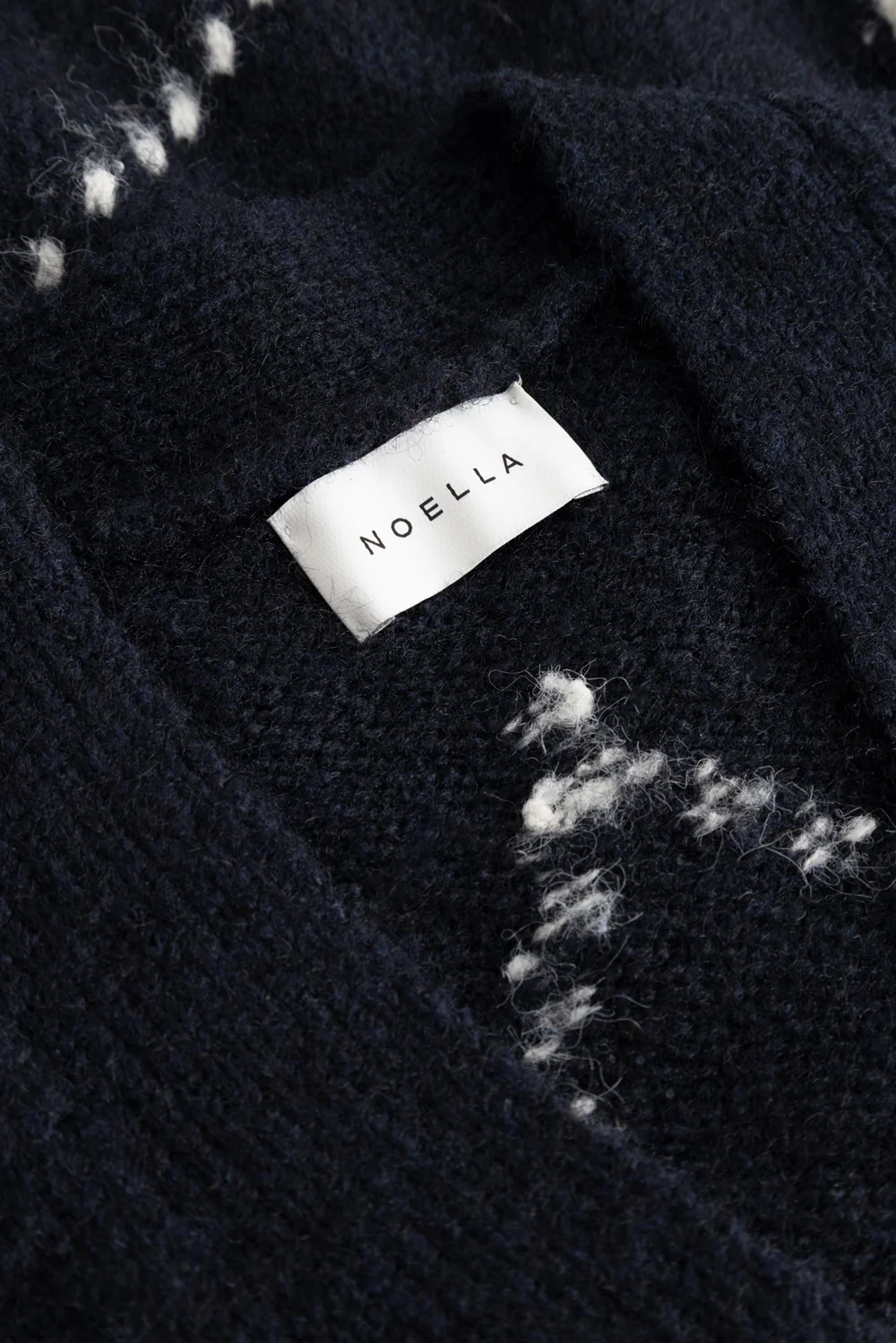 N-Laiana Knit Cardigan Navy Mix - Image 5