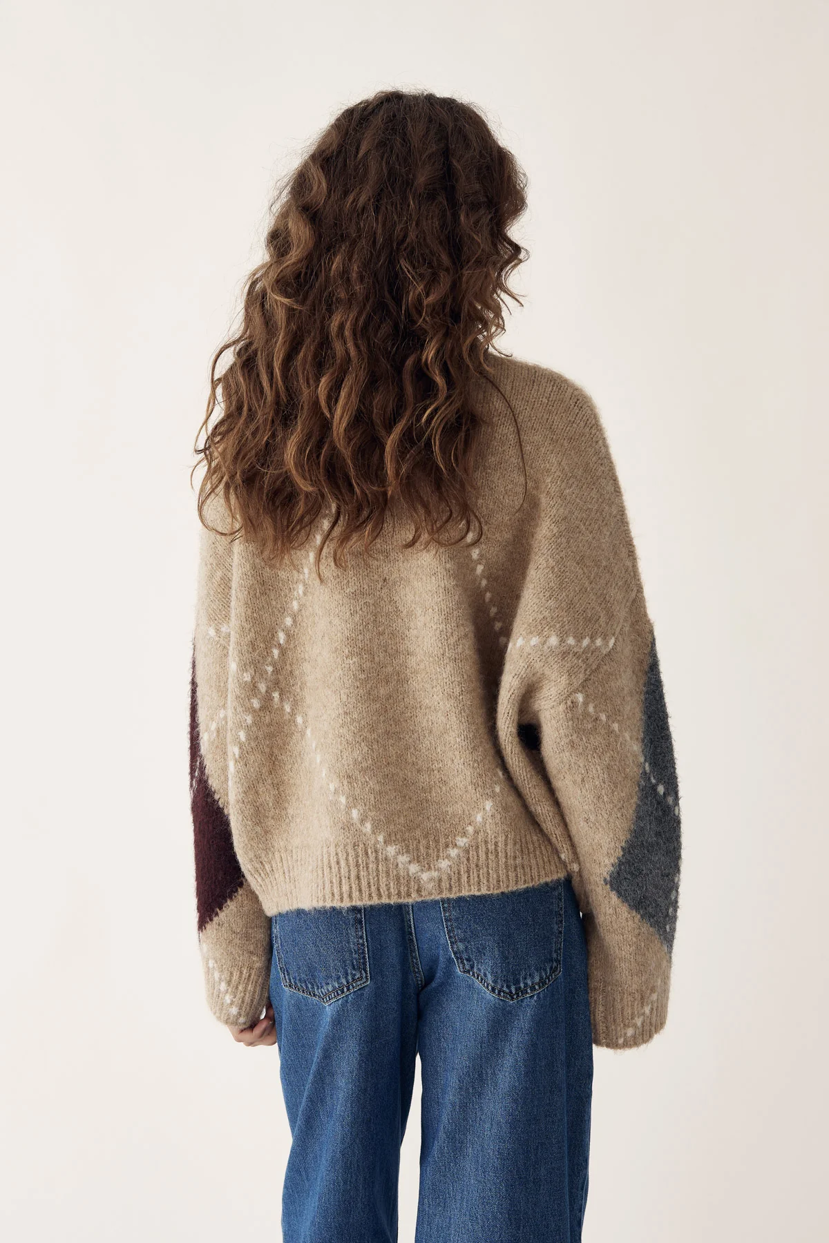 N-Laiana Knit Cardigan Sand Melange - Image 6