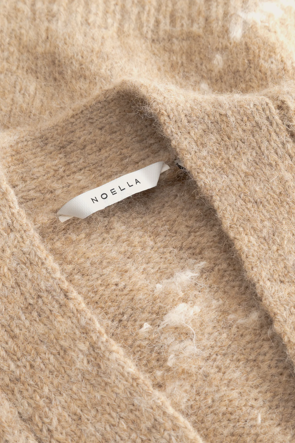 N-Laiana Knit Cardigan Sand Melange - Image 9