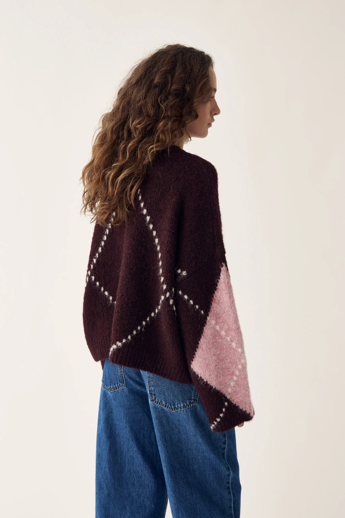 N-Laiana Knit Cardigan Winetasting Mix - Image 7