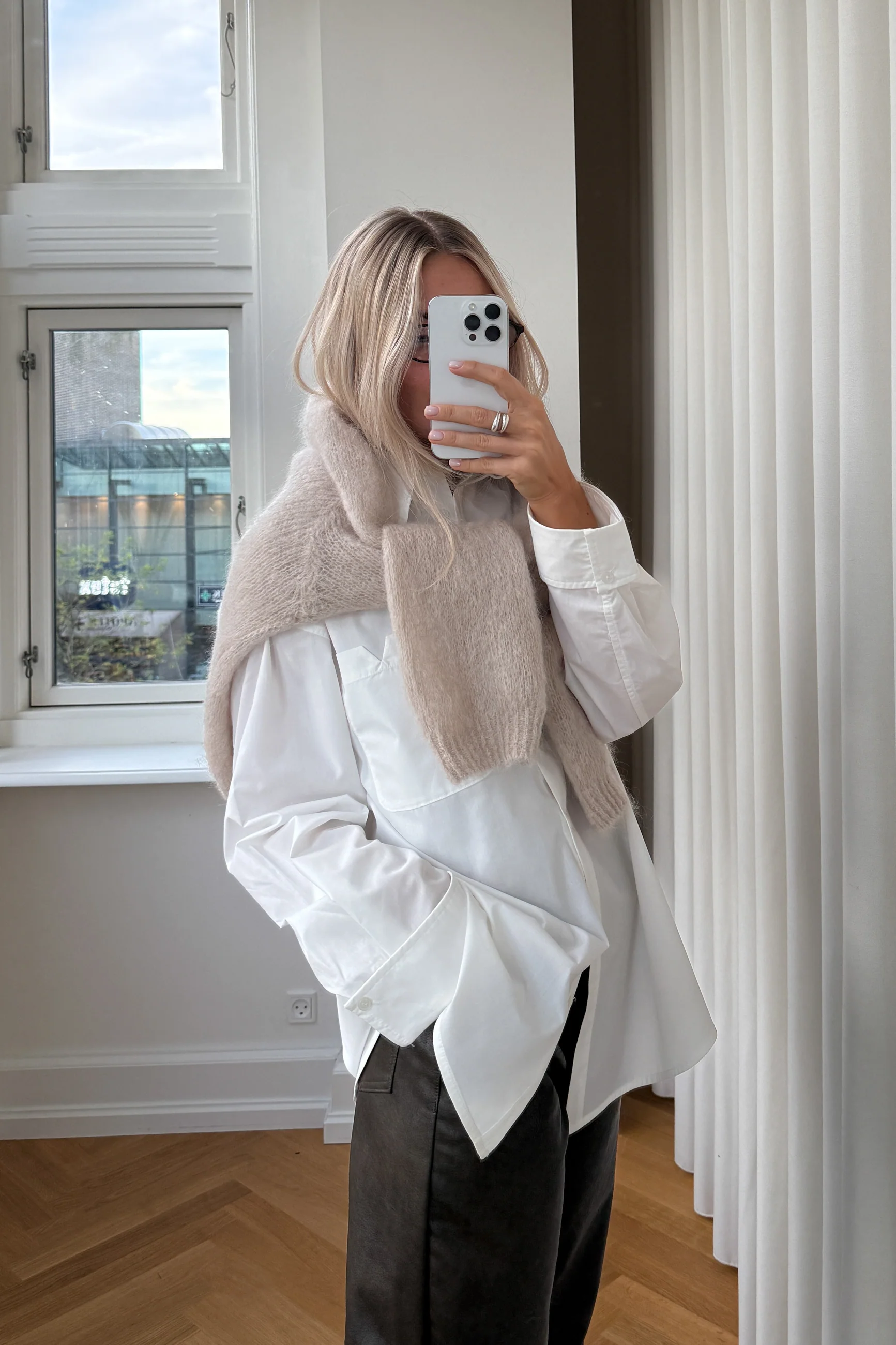 N-Latora Mohair Knit Beige - Image 10