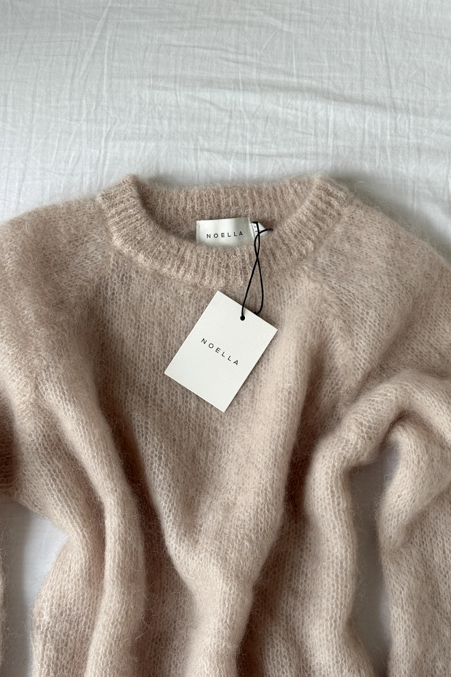 N-Latora Mohair Knit Oyster - Image 4