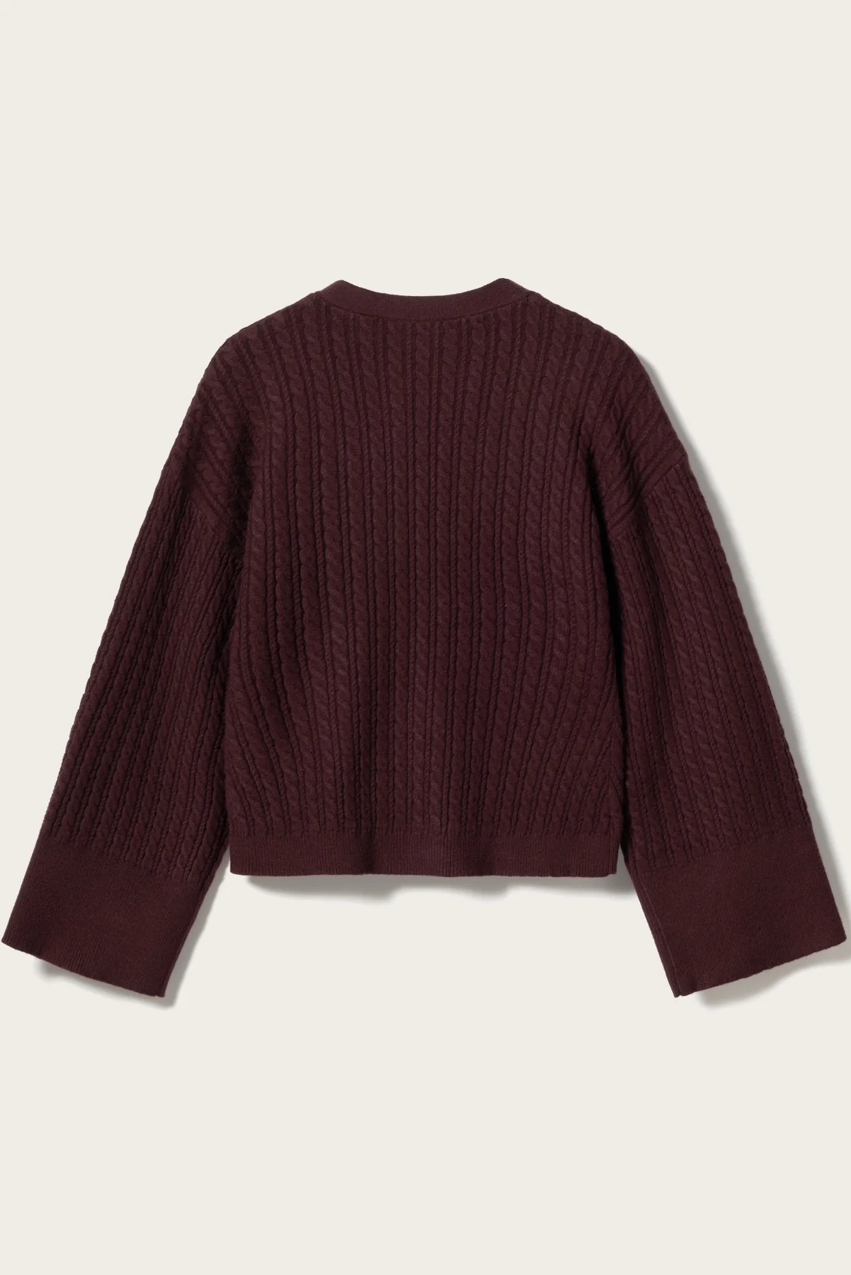 N-Lenyx Knit Cardigan Winetasting - Image 4