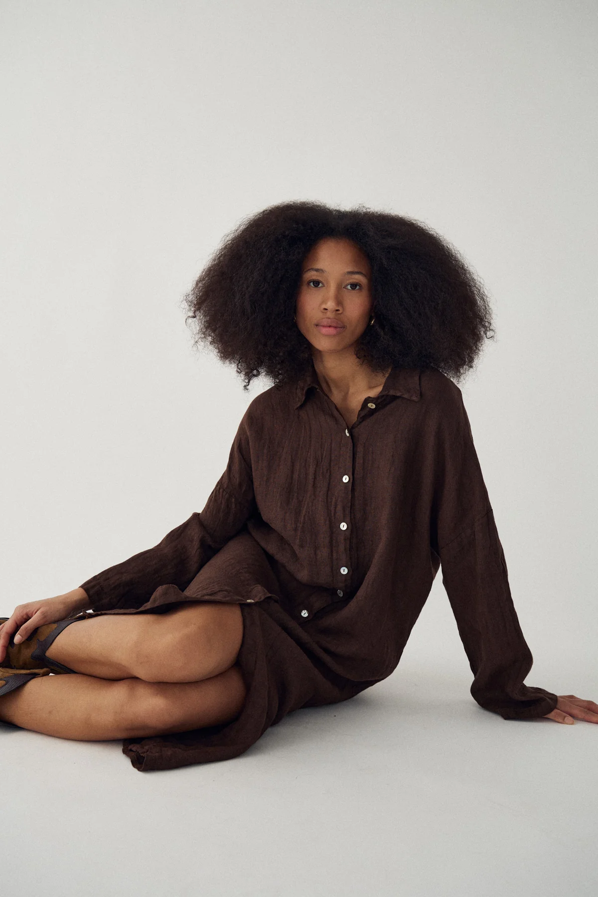 N-Lorita Dress Chocolate - Image 3