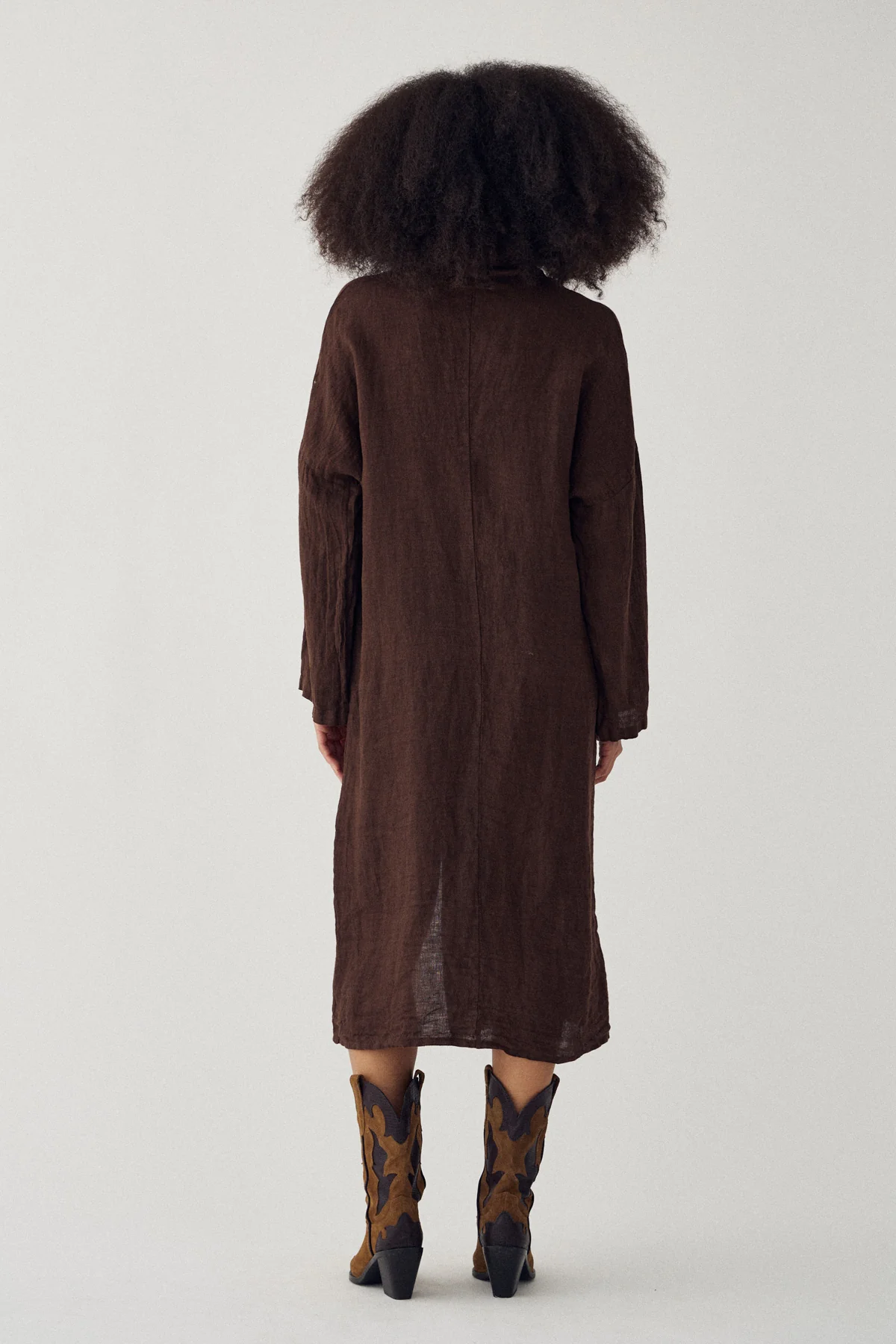 N-Lorita Dress Chocolate - Image 7