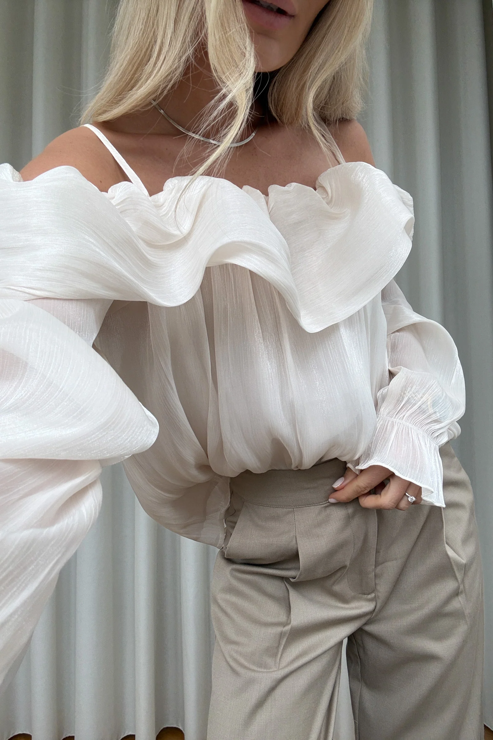 N-Miya Blouse Cream - Image 10