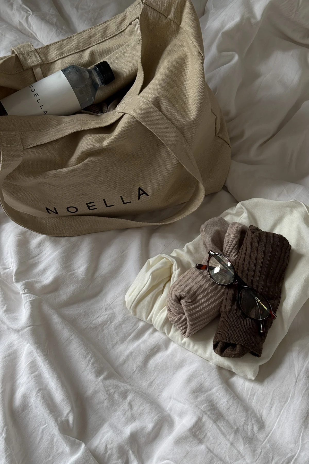 N-Noella Tote Bag Beige - Image 4