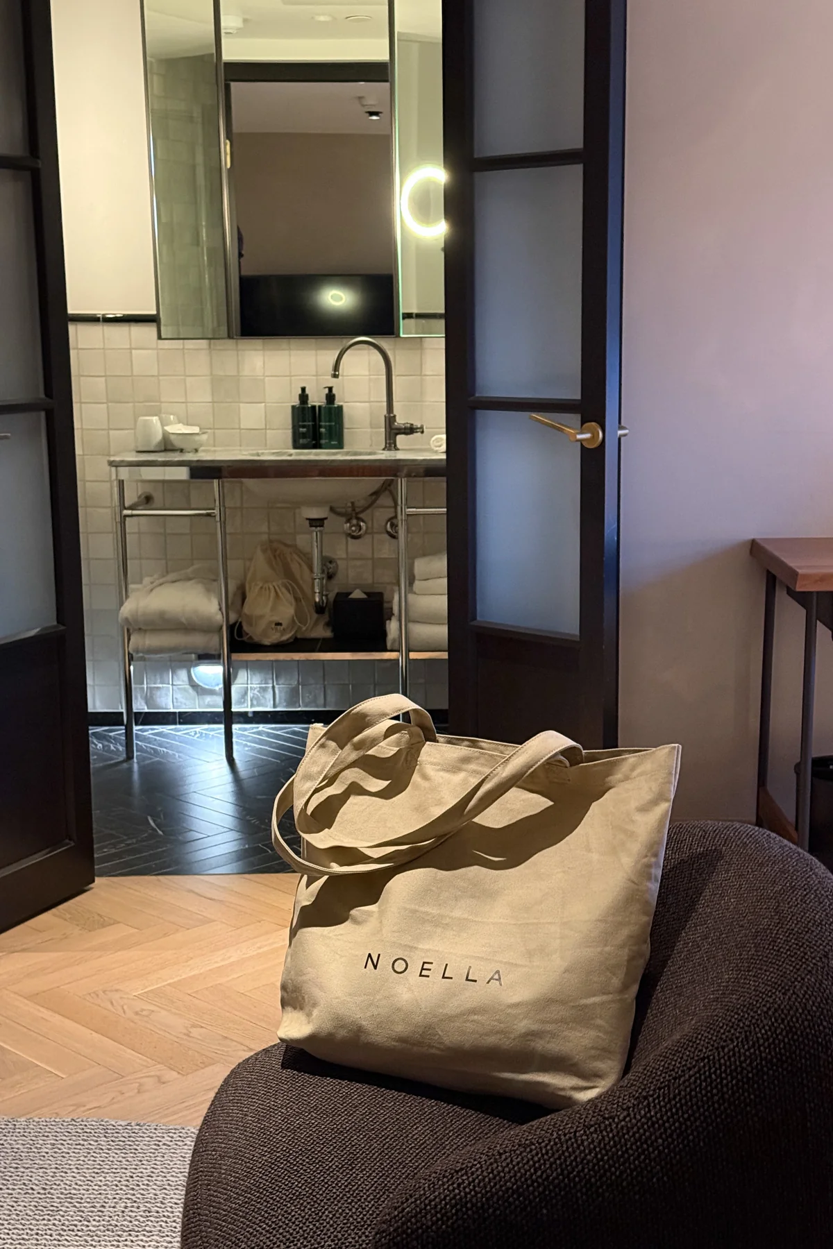 N-Noella Tote Bag Beige - Image 8