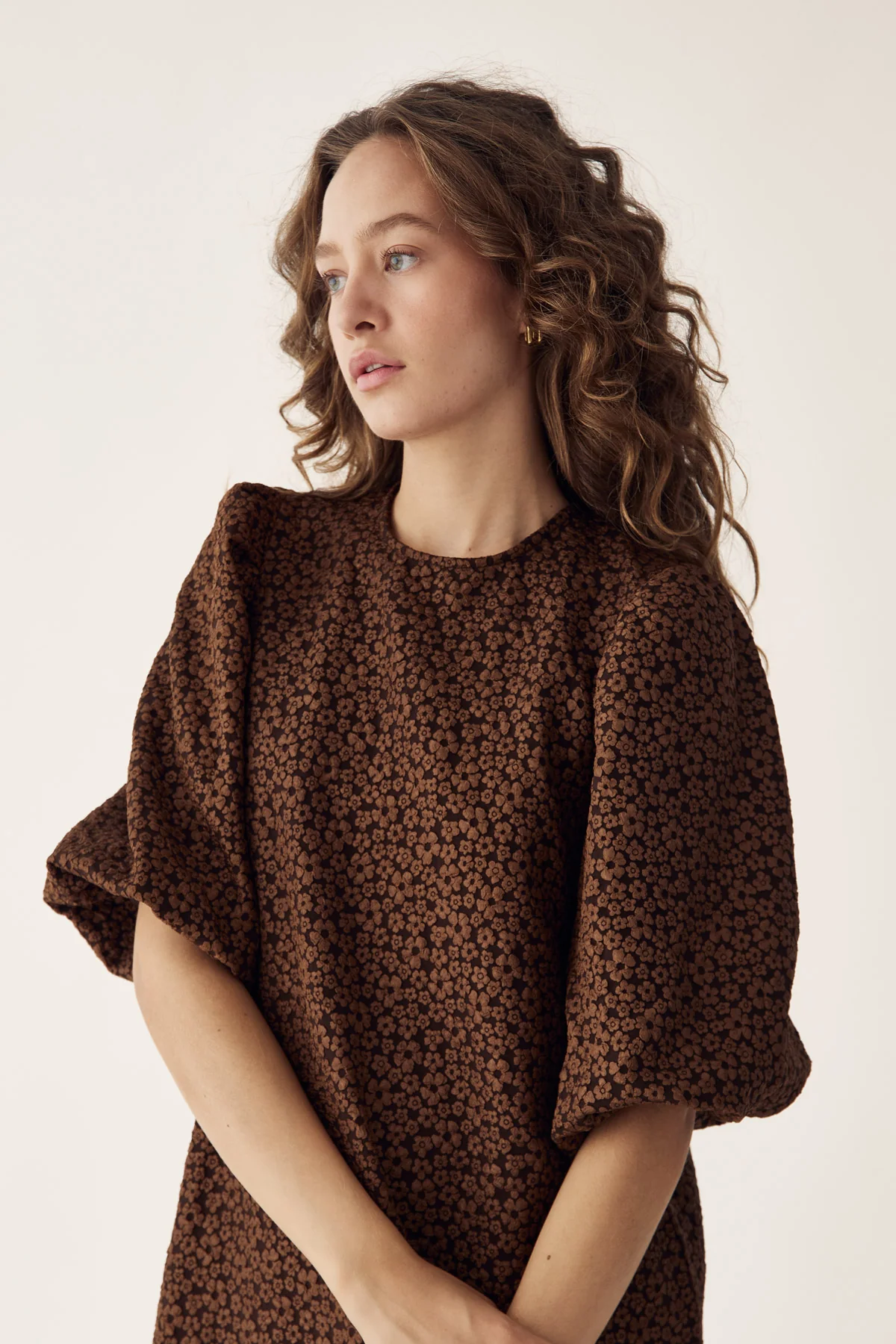Reno Pastis Long Dress Chocolate - Image 4