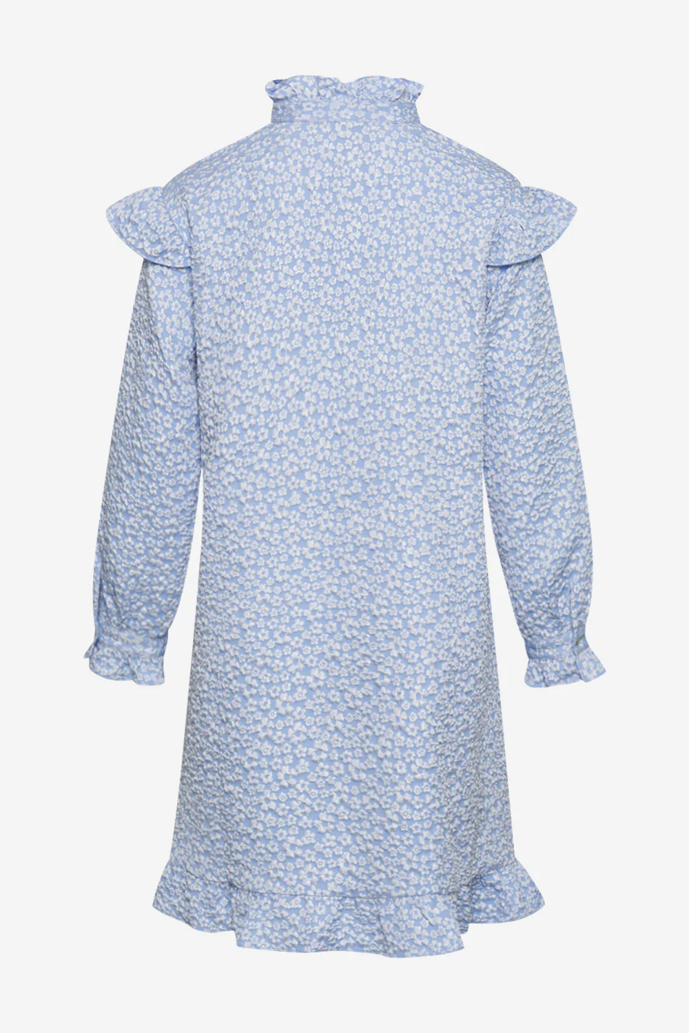 Reno Ruby Ruffle Dress Light Blue - Image 4
