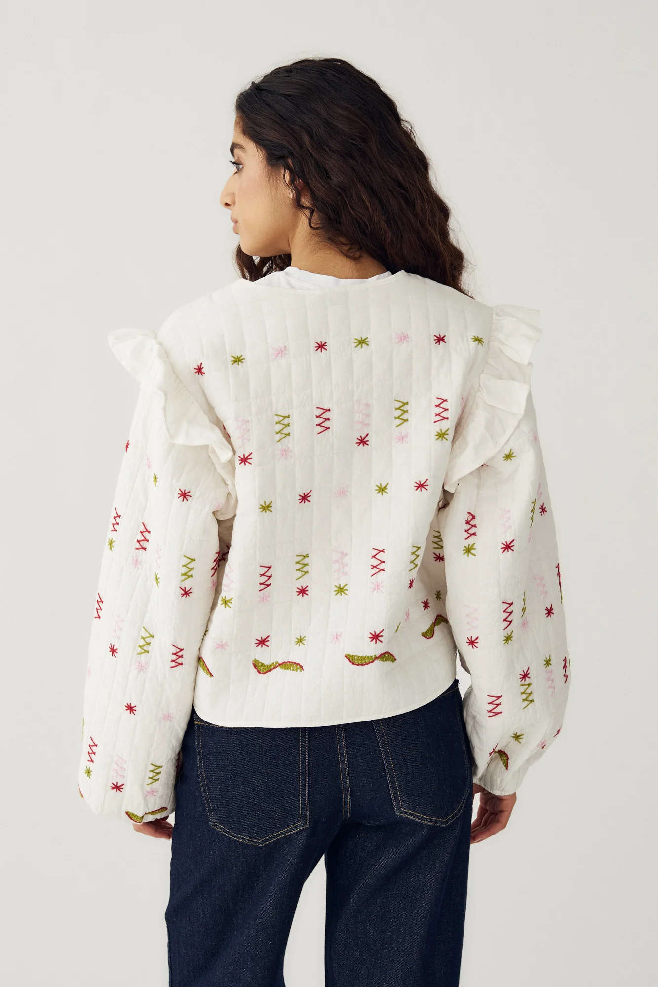 Skye Jacket Ivory - Image 5