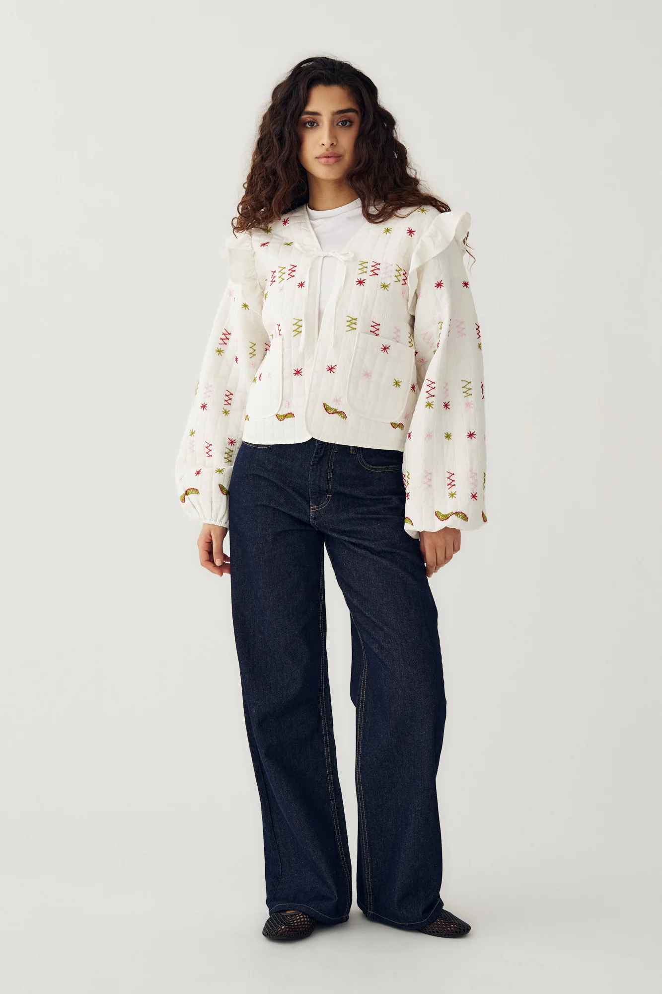 Skye Jacket Ivory - Image 6