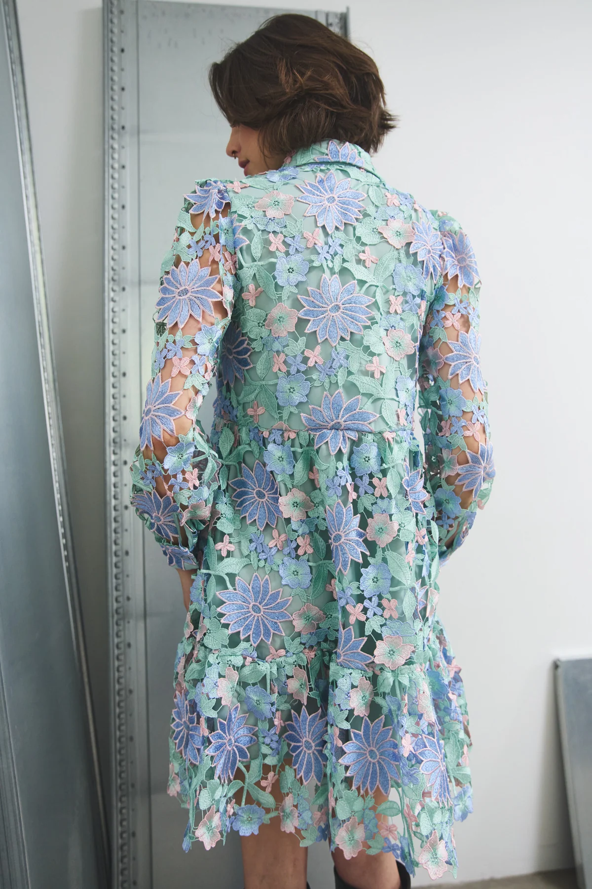 Star LS Dress Blue Mix - Image 5
