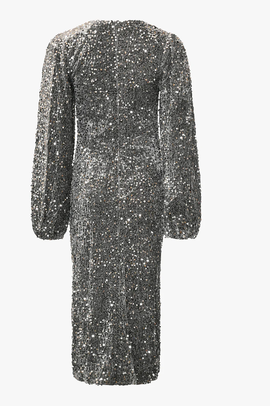 Teagan LG Dress Asphalt Silver Grey - Image 7