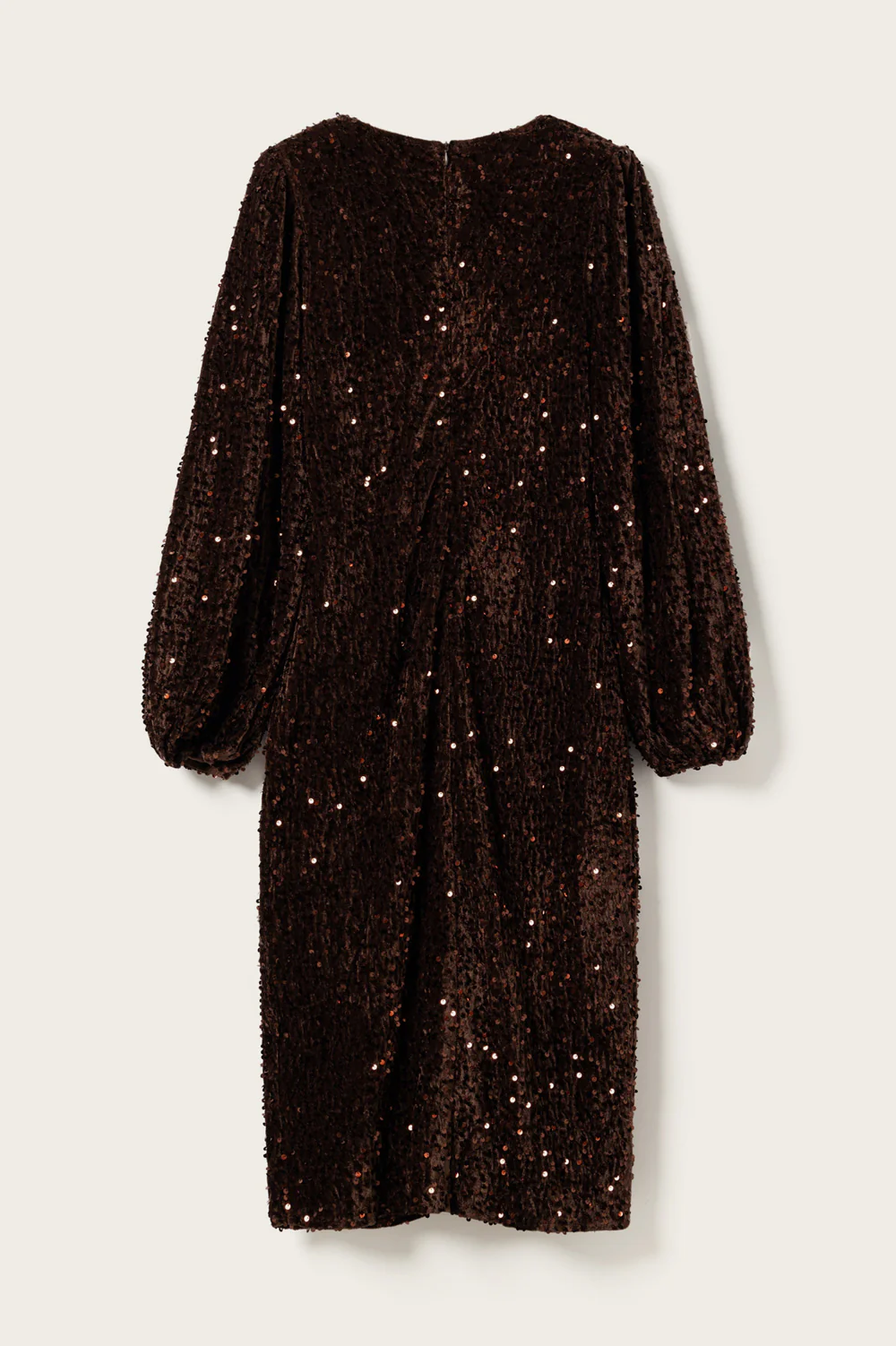 Teagan LG Dress Chocolate Brown - Image 5