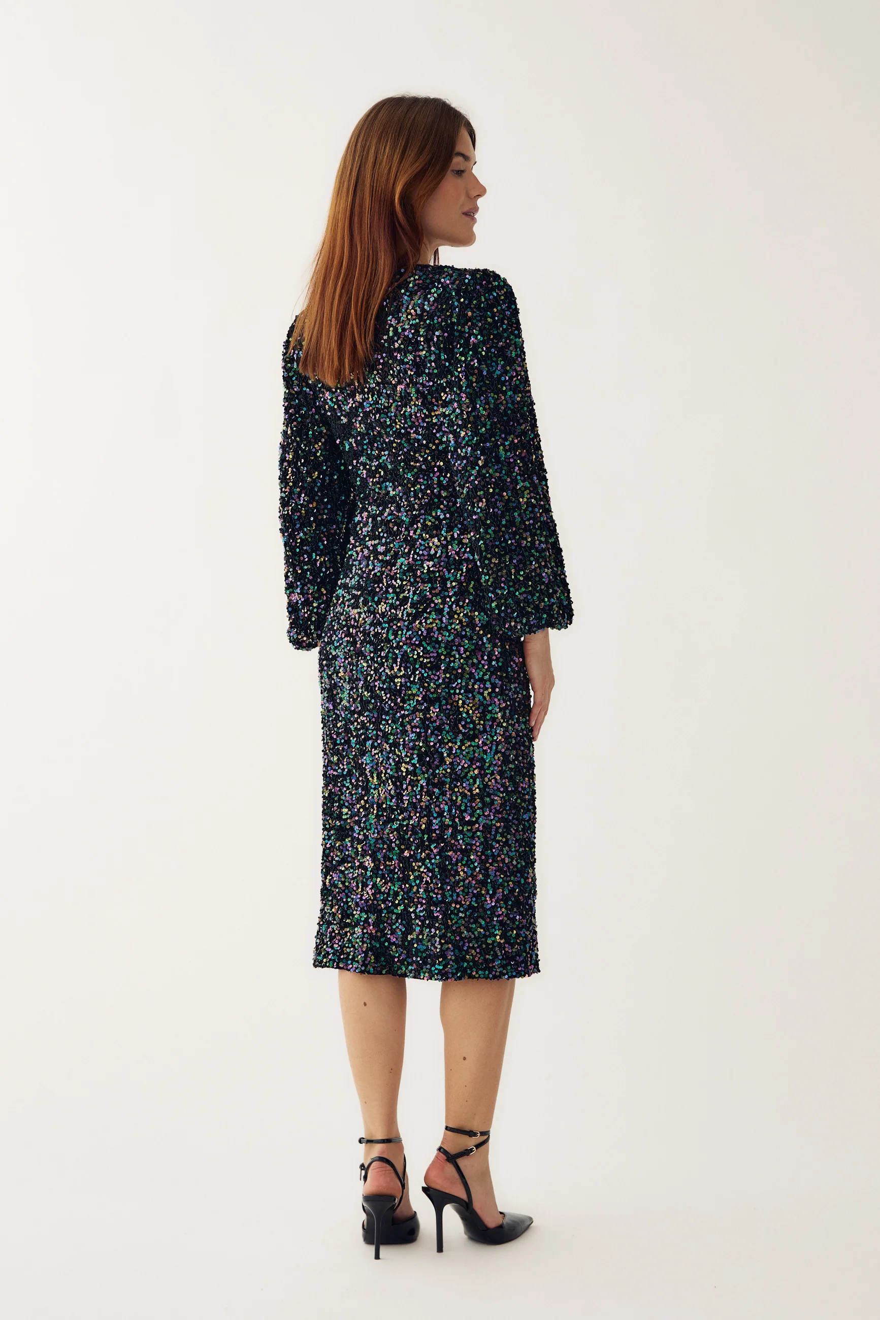 Teagan LG Dress Lilac/Black - Image 4