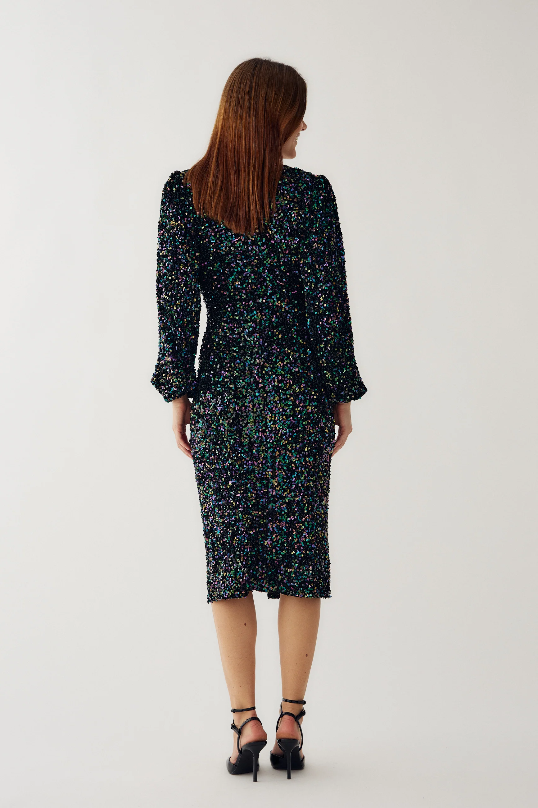 Teagan LG Dress Lilac/Black - Image 5