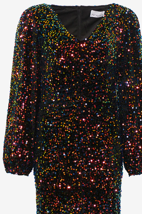 Teagan LG Dress Black Mix - Image 5