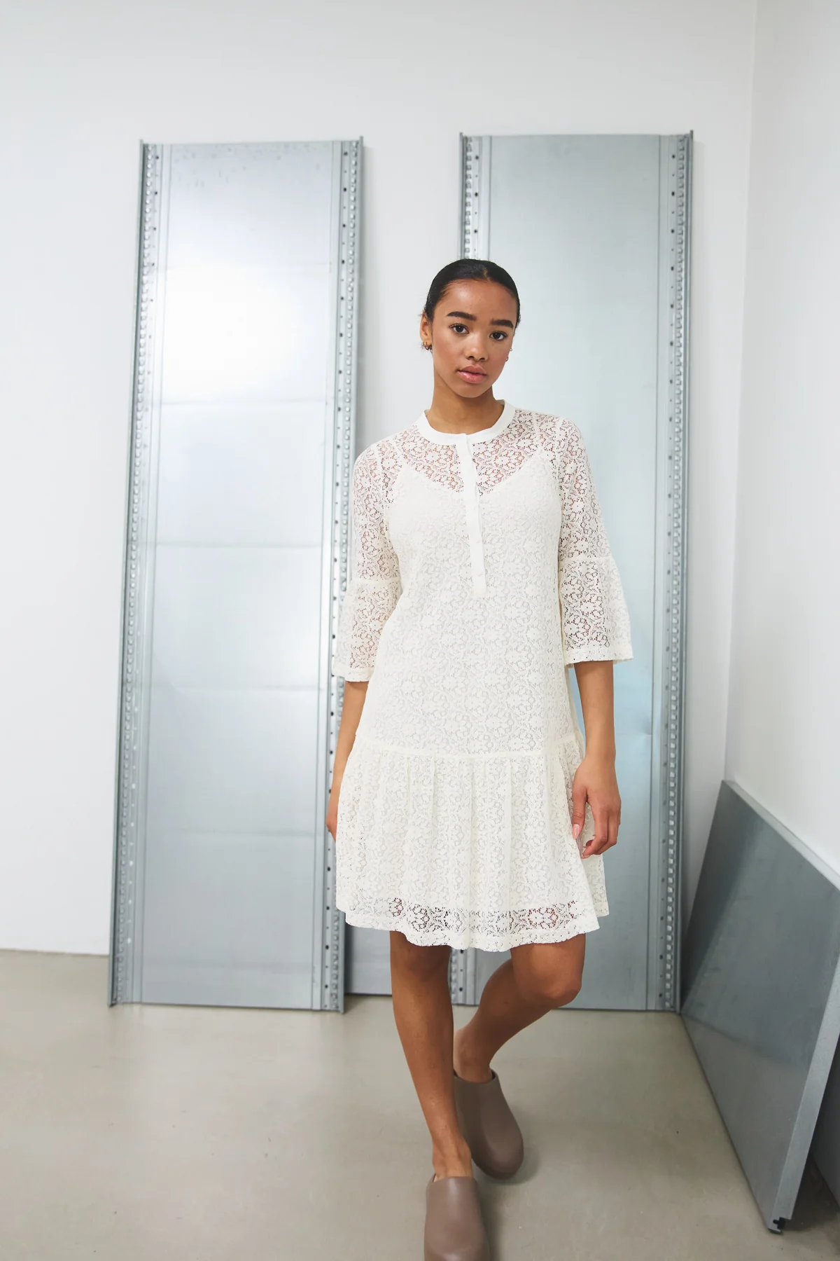 Verona Dress Offwhite - Image 3